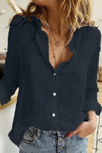 Linen shirt fabric texture and weave detail