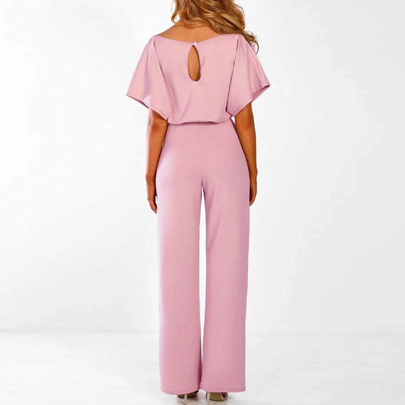 Three-quarter view of the co-ord set worn together