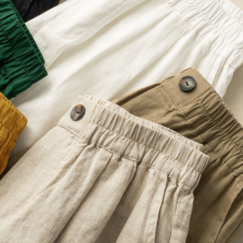 Detail shot of side seam and pocket opening on shorts