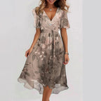 Full-length shot of dress in motion, demonstrating fabric flow and movement