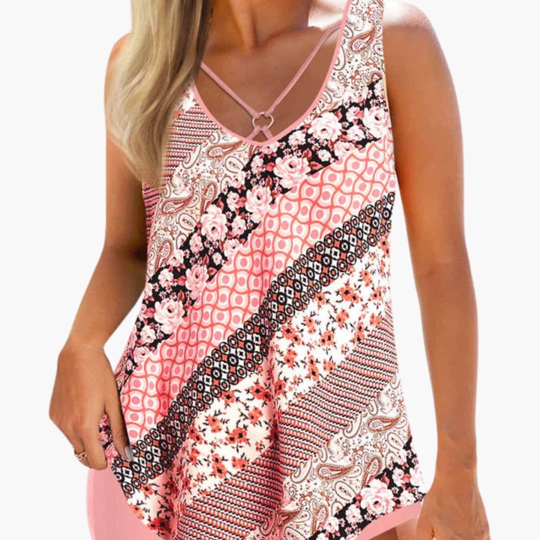 Women's Floral Tankini Swimsuit