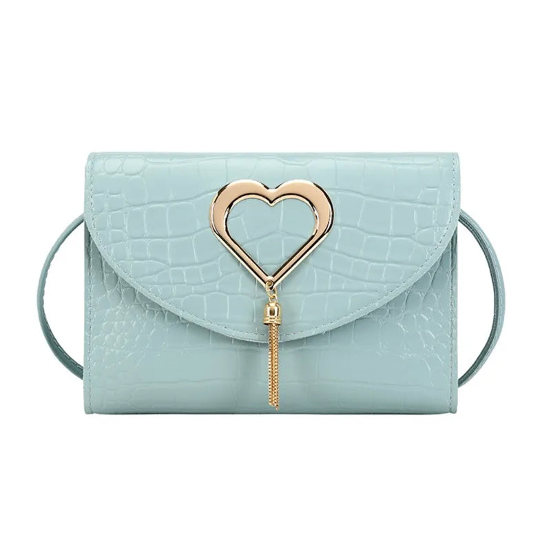 Crossbody bag at different angles showing shape and structure