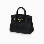 Back view of structured tote bag showing silhouette