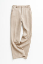 Women's Herringbone Wide Leg Trousers